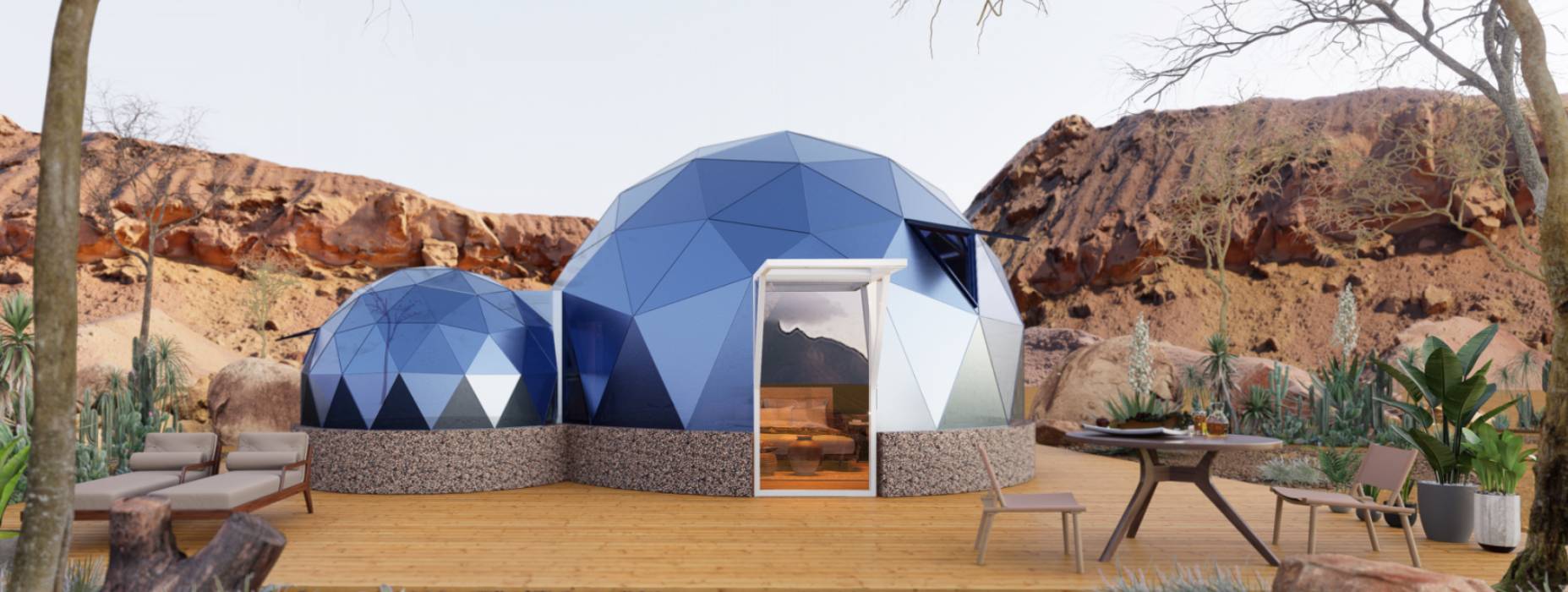 秦皇岛球形智能光伏玻璃星空房